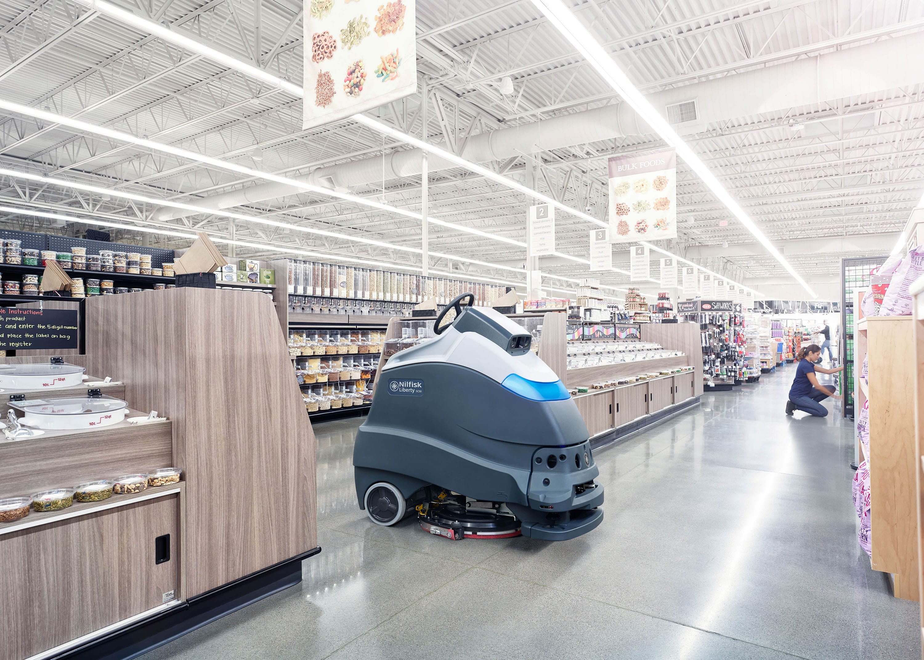 Autonomous floor cleaning